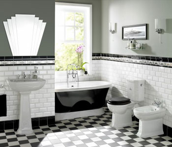 Ванная комната в стиле ар-деко – советы по оформлению интерьера