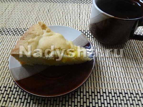 Ананасовый пирог – рецепт с фото
