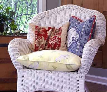 Плетеная мебель из ивы в интерьере
