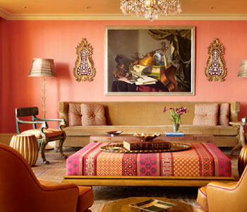 Экзотичная гостиная в марокканском стиле